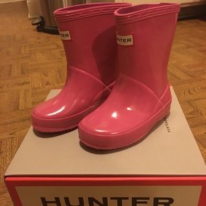 BNIB**Toddler Size 5 **Authentic Pink HUNTER BOOTS
